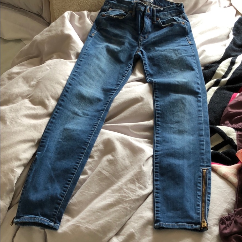 Madewell Skinny Skinny Zip Jeans - Picture 4 of 7
